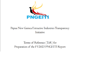 Papua New Guinea Extractive IndustriesTransparencyInitiativeTerms of Reference (ToR) forPreparation of the FY2023 PNGEITI ReportJuly, 2024